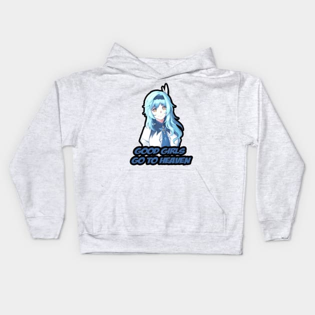 eula good girls go to heaven Kids Hoodie by dex1one